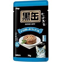 Amazon | 黒缶パウチ かつお節入りまぐろとかつお 70g×12袋 Amazon | 黒缶パウチ かつお節入りまぐろとかつお 70g×12袋